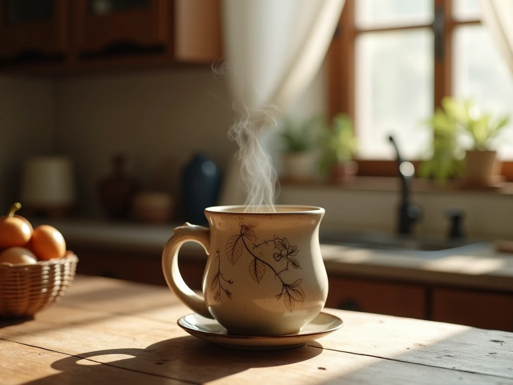 Vintage Style Ceramic Mug